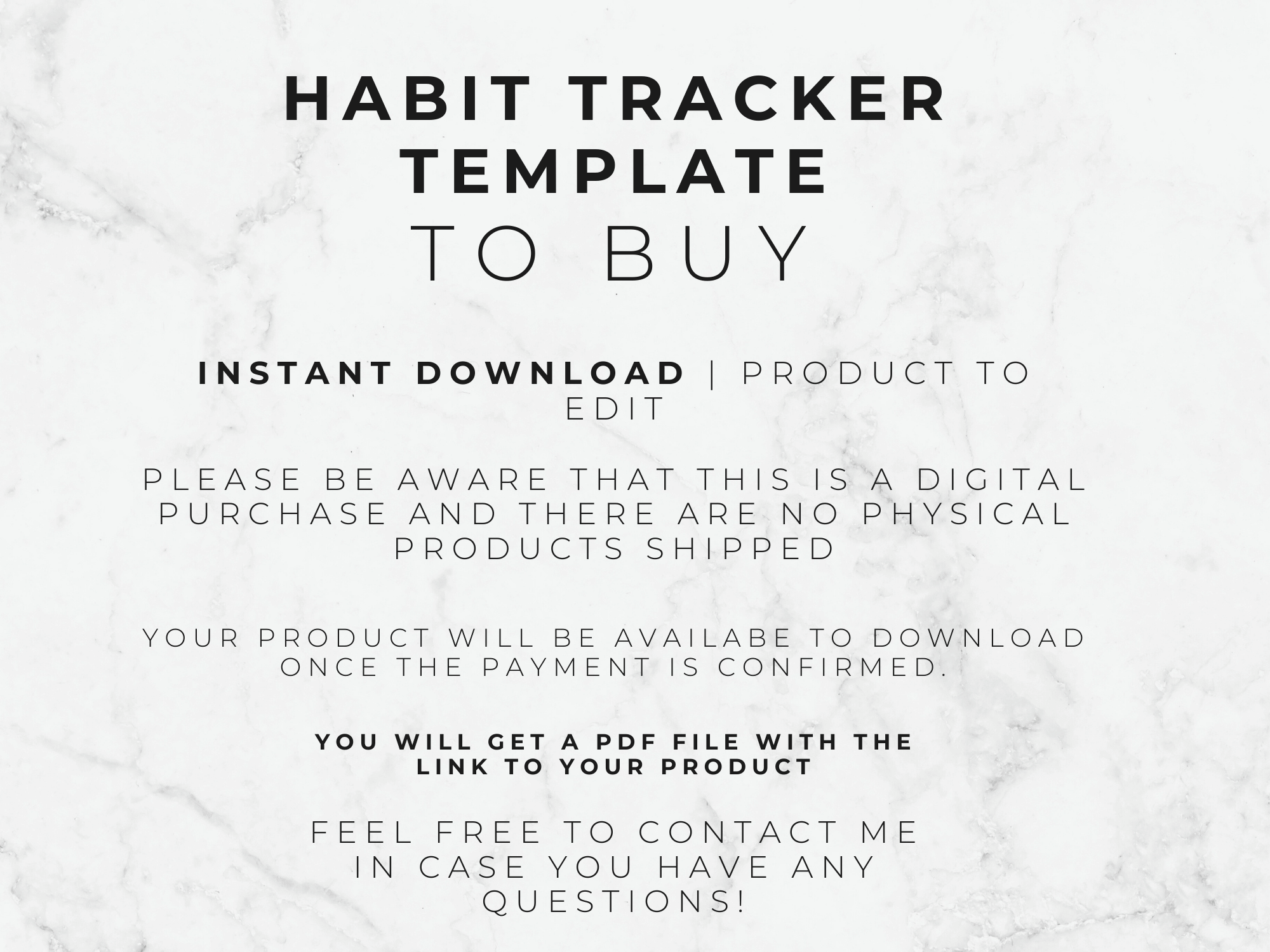 Google Sheets Habit Tracker Template: Daily, Weekly, Monthly (Digital Download)