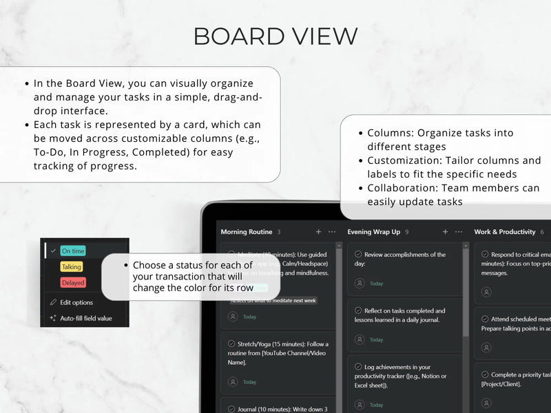 Asana Task Management Template