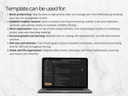 Laptop with productivity app on screen on a white background