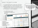 Computer screen displaying a task management software with text on editing and using the software.