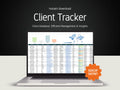 Client Tracker Google Sheets CRM Template