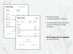 Check stub template with customization information on a marble background
