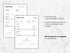 Check stub template with customization information on a marble background