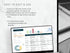 An image highlighting the template's ease of use, featuring an overview of employee data tracking, performance analysis charts