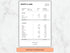 Profit and loss statement template on a marble background with an 'Instant Download' button.