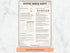 Social Media Audit template on a marble background with an 'Instant Download' button.