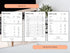 Profit and loss sheets on a desk with a laptop and plant, with text options to use as is or edit in Canva.
