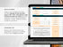 Laptop displaying a blog planner software with text on organizing blog articles.