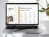 Laptop displaying a document titled '25 Most common ARABIC VERBS' on a white surface with a plant.