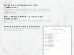 Soap Bible Study template on a white marble background with text instructions.
