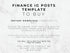 Text on a marble background about finance Instagram post templates for sale.