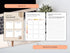 Three workbook pages—"Getting to Know Yourself," "Future Perspective," and "Personal Mission Statement"—laid out over a laptop and desk.