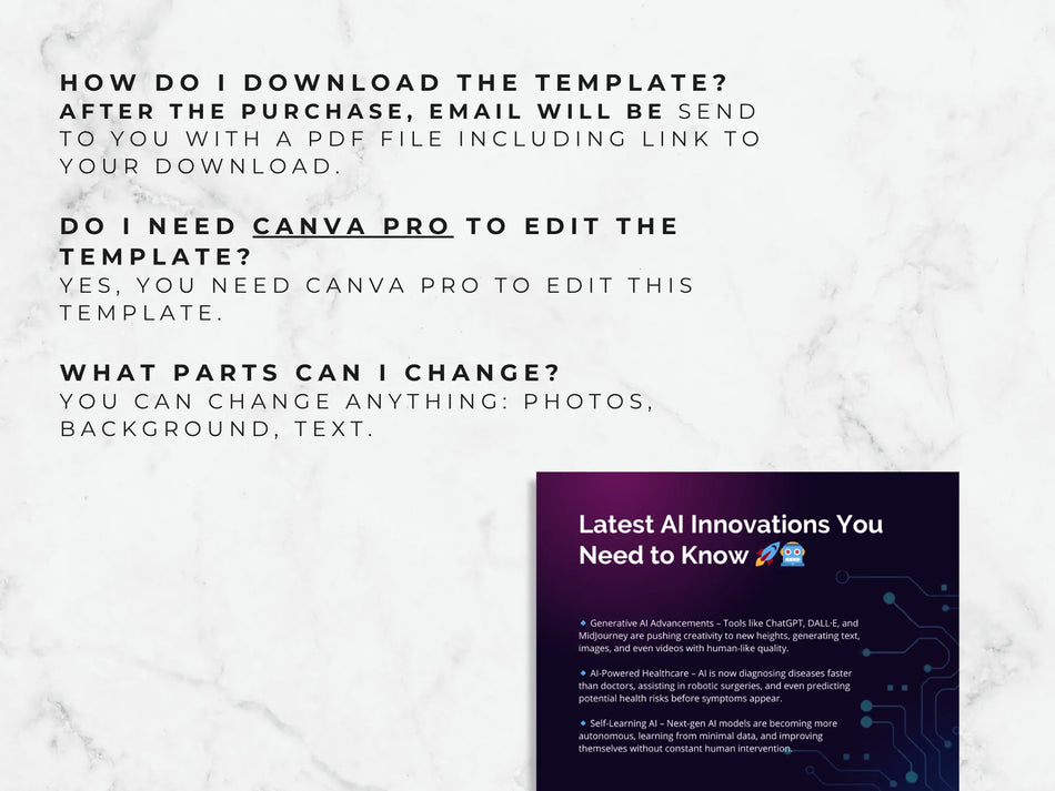 An FAQ section detailing the download process