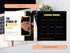 Casino bingo design with text and cards on a desk setup