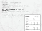 Pay stub template with text instructions on a light gray background