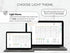 Two laptops displaying a habit tracking app with a light theme on a white background.