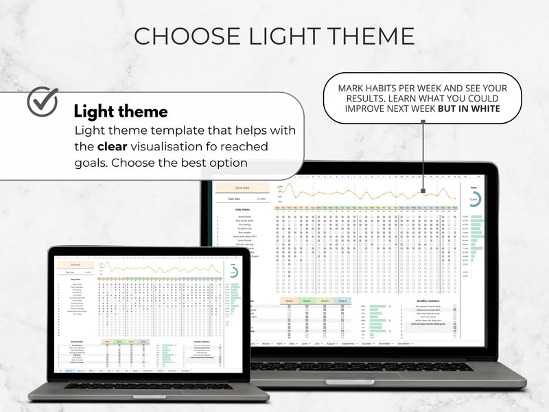 Google Sheets Habit Tracker Template