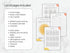 Collection of goal-setting and planning pages on a marble background