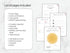 Collection of goal-setting and planning sheets on a marble surface