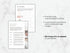 Two document pages on a marble surface with text about customization options.