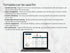 Laptop displaying a podcast analytics dashboard with text about podcast management tools.