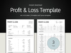 Check Stub Template with 'Instant download' text on a dark background