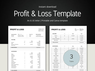 Check Stub Template with 'Instant download' text on a dark background