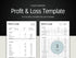 Check Stub Template with 'Instant download' text on a dark background