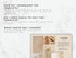Vision board template with wooden textures and text on a marble background