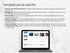 Laptop screen showing a marketing template and a list of ways to use it, including SEO, content planning, and analysis.