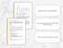 Two pages of a document with text and graphics on a marble background