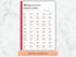 Sheet of paper with German verbs on a marble background