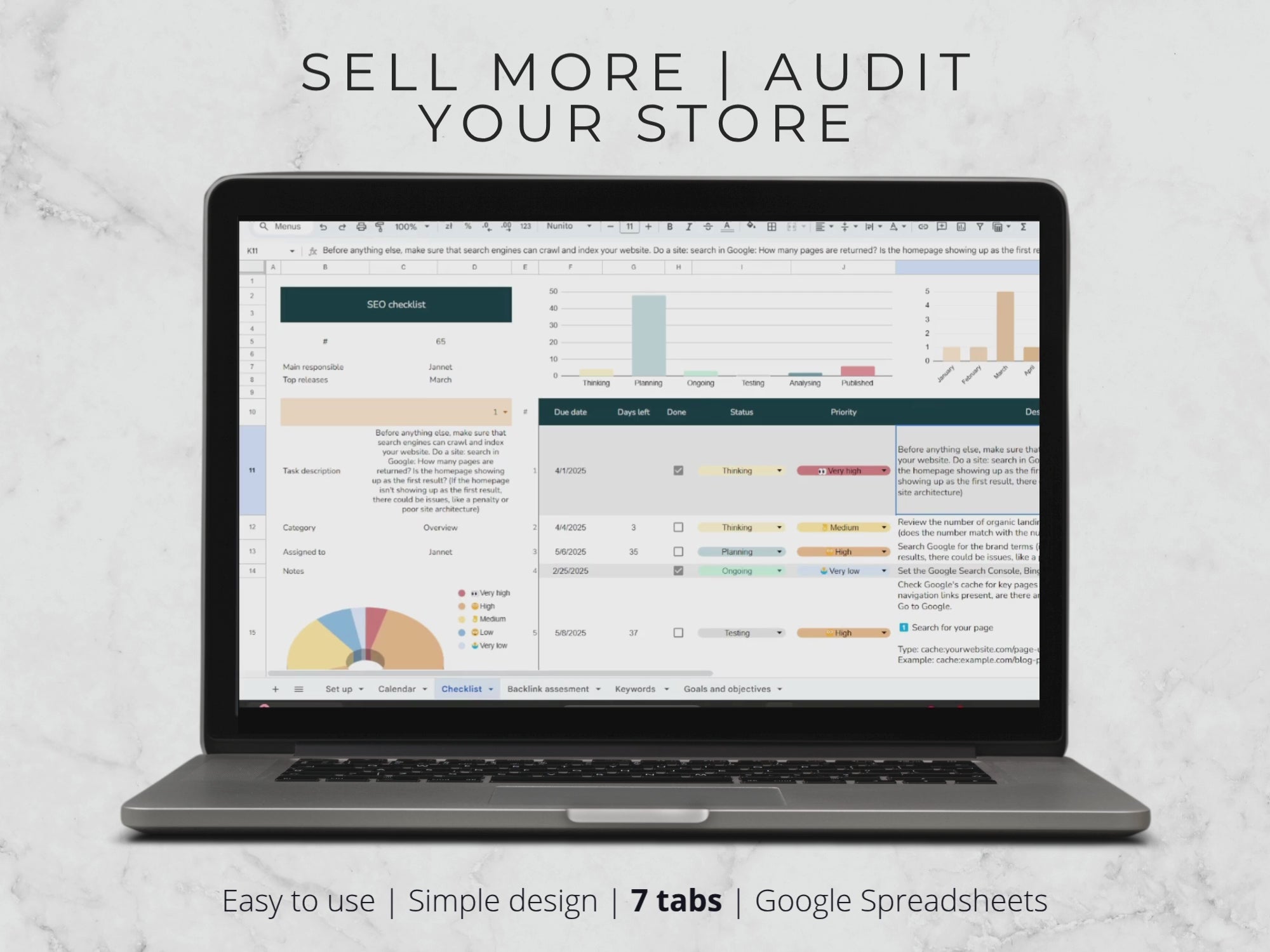Etsy Store Audit Template