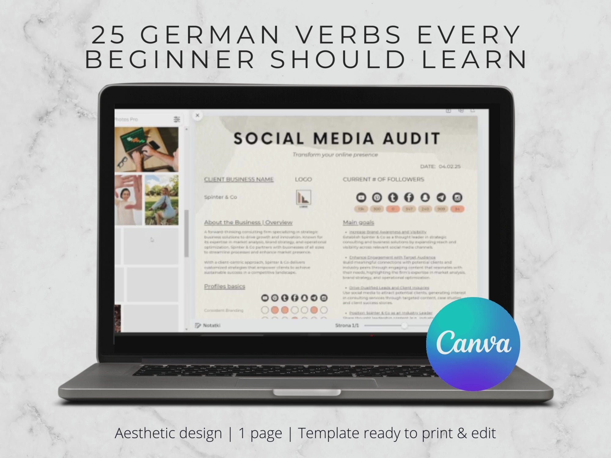 Brand Social Media Audit Template