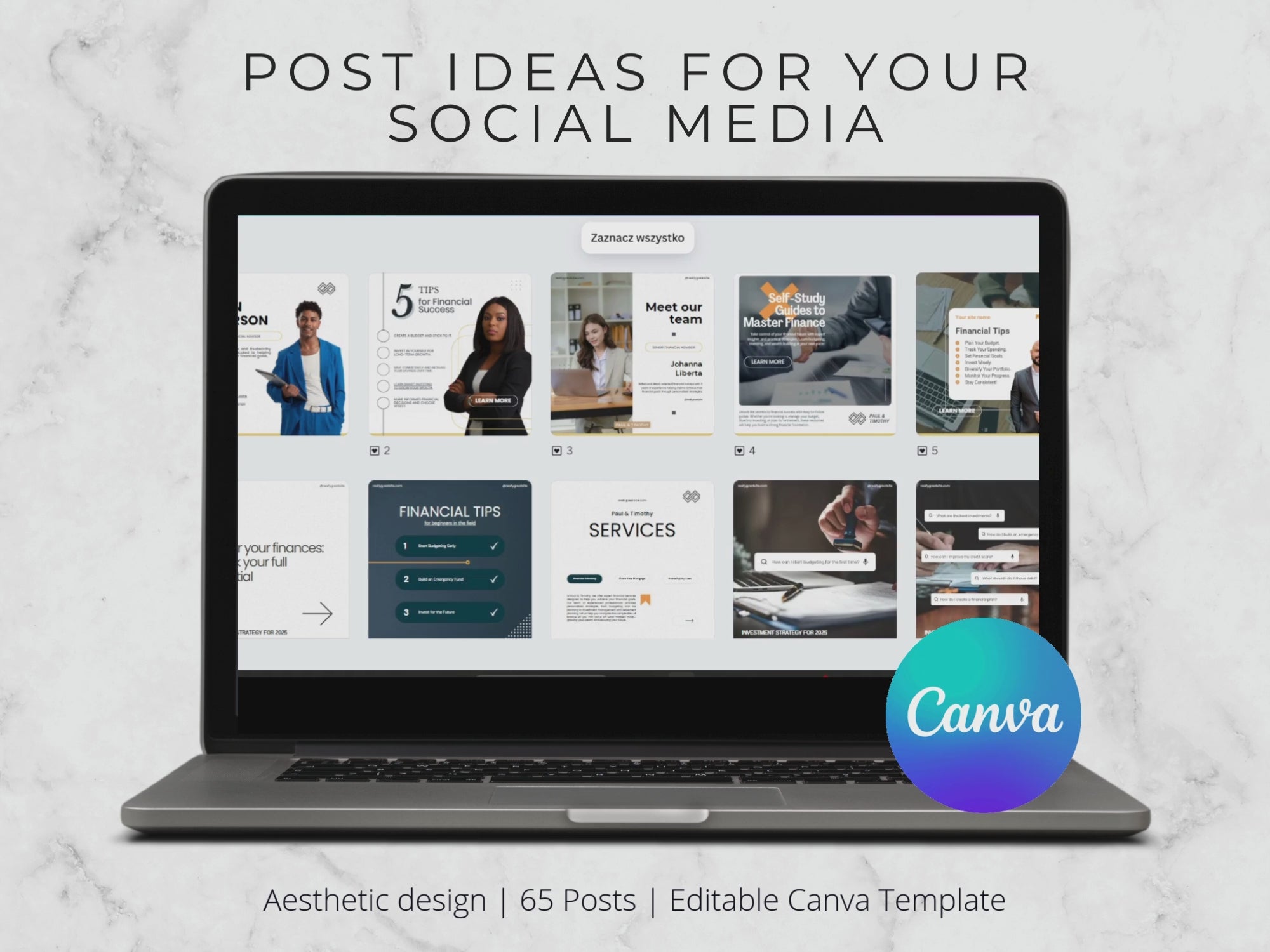 Accounting & Finance Instagram Posts Template
