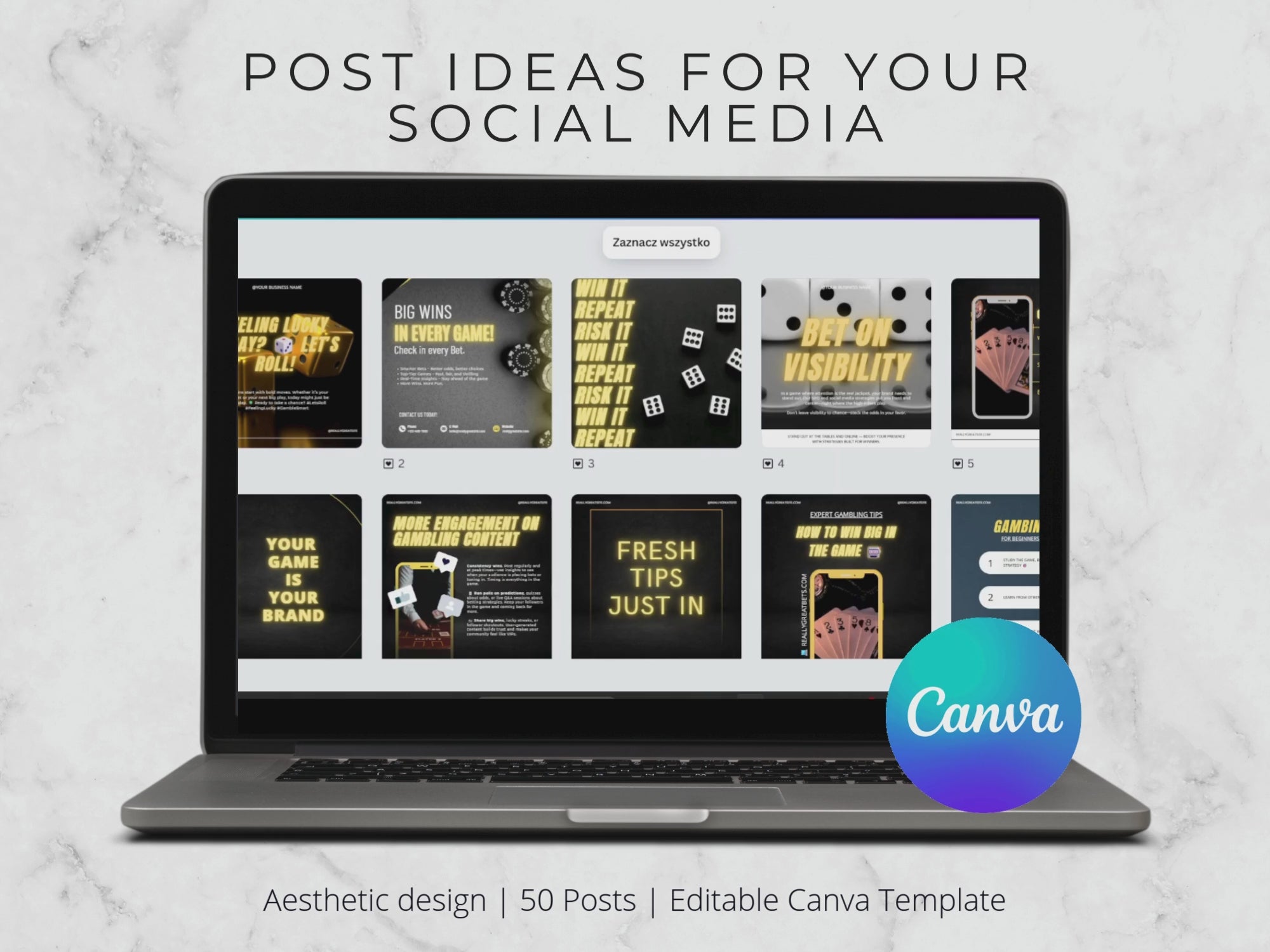 Casino Social Media Templates